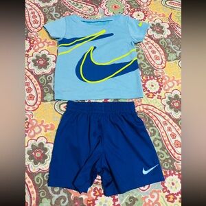 Nike Blue and Yellow Kids Outfit